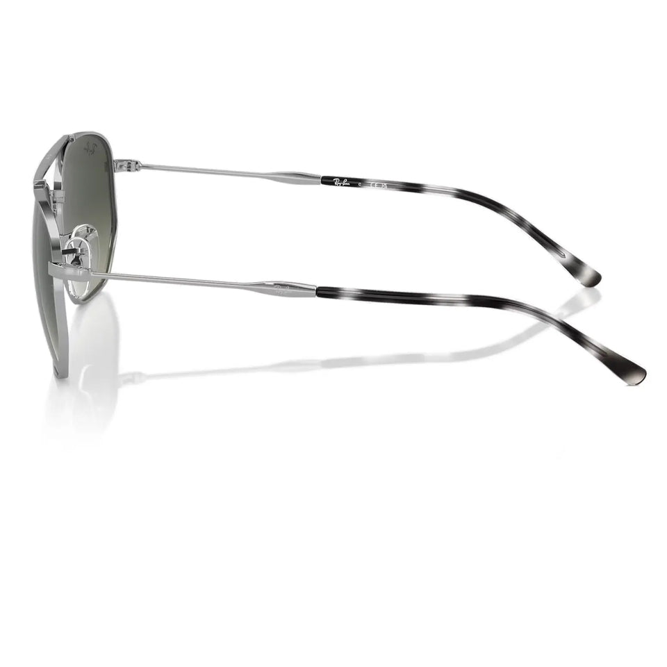 Ray-Ban RB3707 Unisex Sunglasses with Silver Frame Grey Lenses Ray-Ban