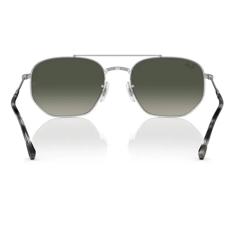 Ray-Ban RB3707 Unisex Sunglasses with Silver Frame Grey Lenses Ray-Ban