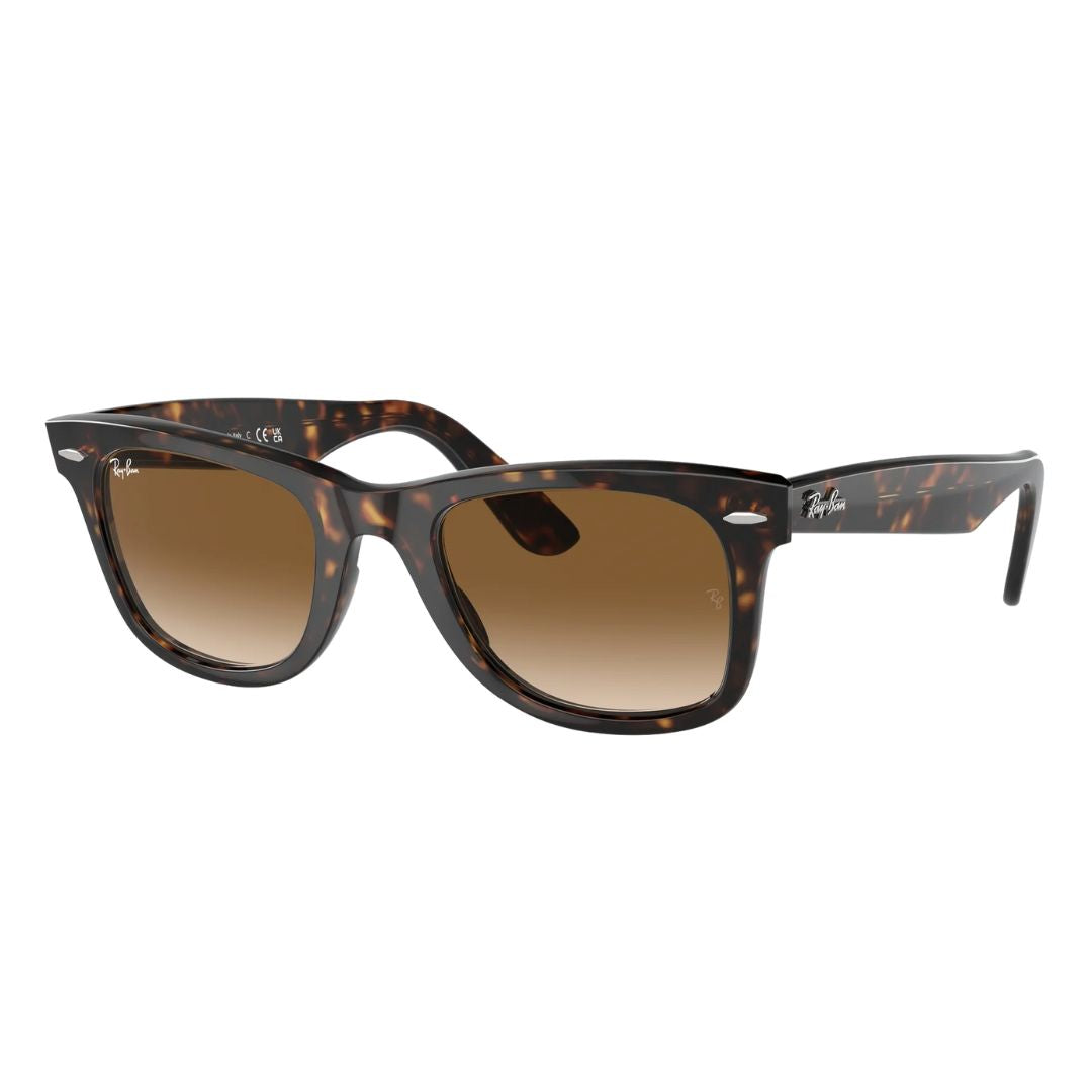 Ray-Ban RB2140 Original Wayfarer 902/51 sunglasses, tortoise frame with brown gradient lenses - Gadgets Online NZ