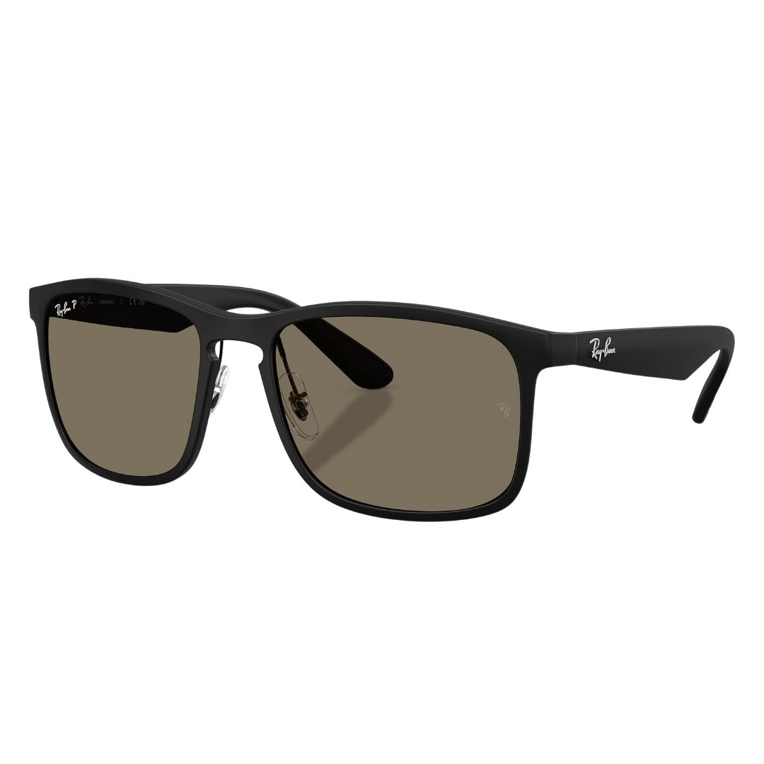 Ray-Ban RB4264 Chromance 601S87 sunglasses in matte black with polarized dark grey lenses - Gadgets Online NZ