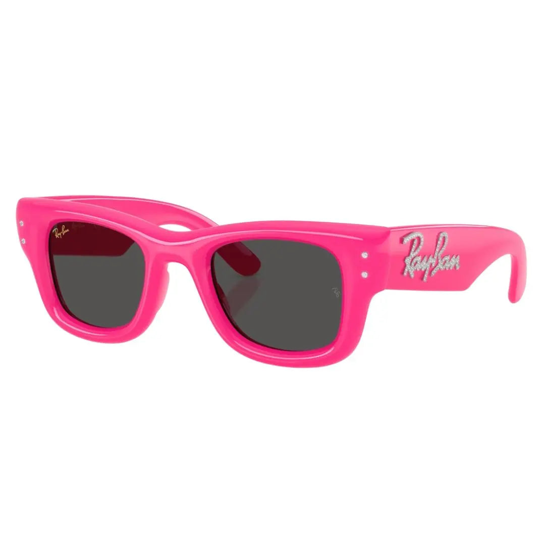 Ray-Ban RB4940B A$AP Rocky Collection 686287 sunglasses in glossy pink with grey lenses - Gadgets Online NZ