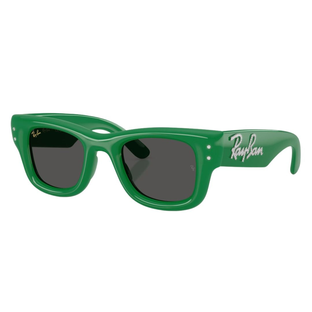 Ray-Ban RB4940B A$AP Rocky Collection 685987 sunglasses in glossy green with grey lenses - Gadgets Online NZ