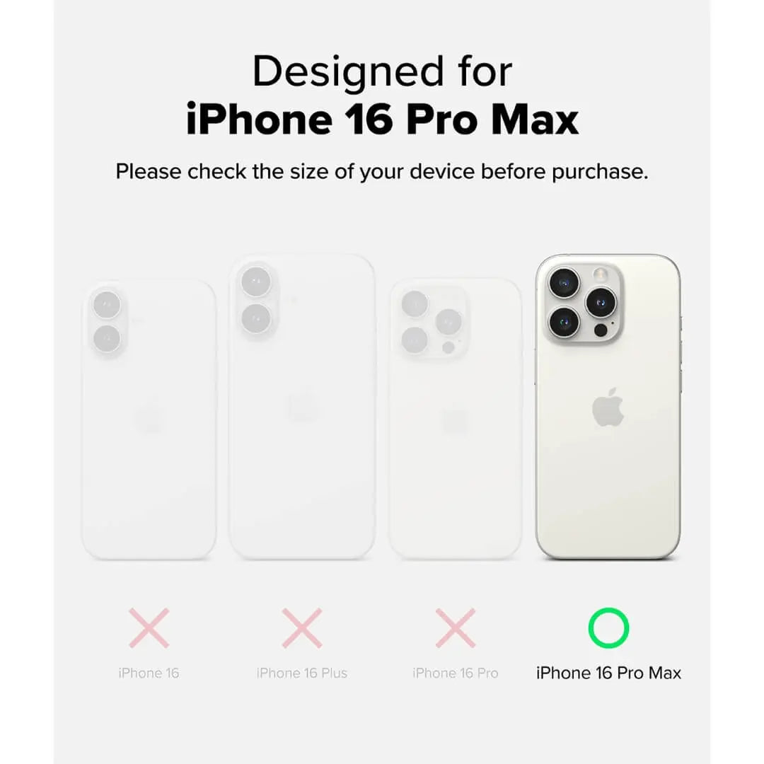 iPhone 16 Pro Max Case Rugged Gear Magnetic Black by Ringke Ringke