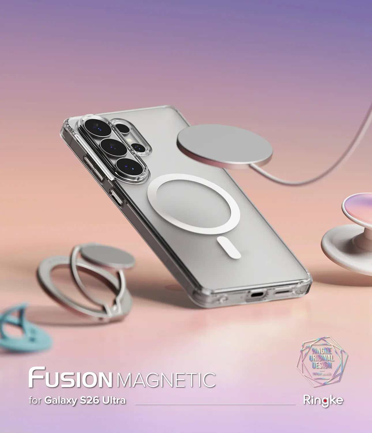 Ringke Galaxy S26 Ultra Fusion Magnetic Matte Clear Case - Gadgets Online NZ Ltd