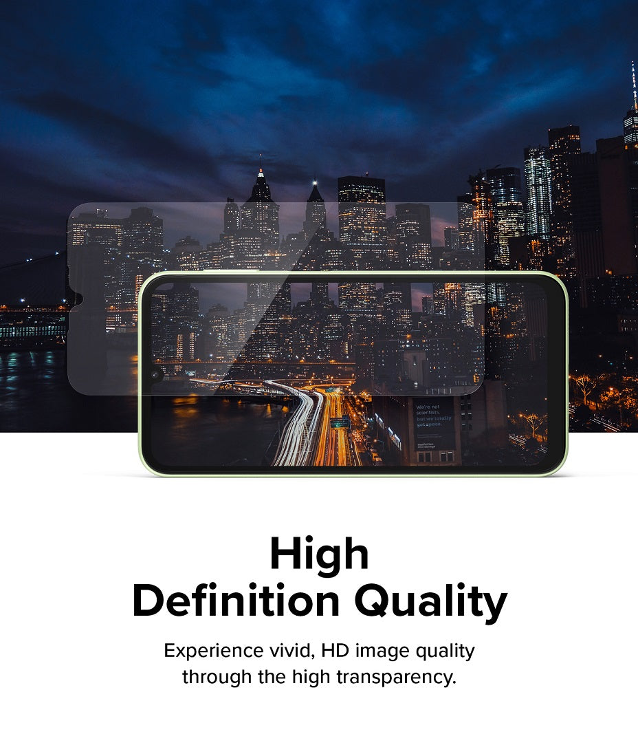 High Definition Quality HD Image through the high transparency Glass