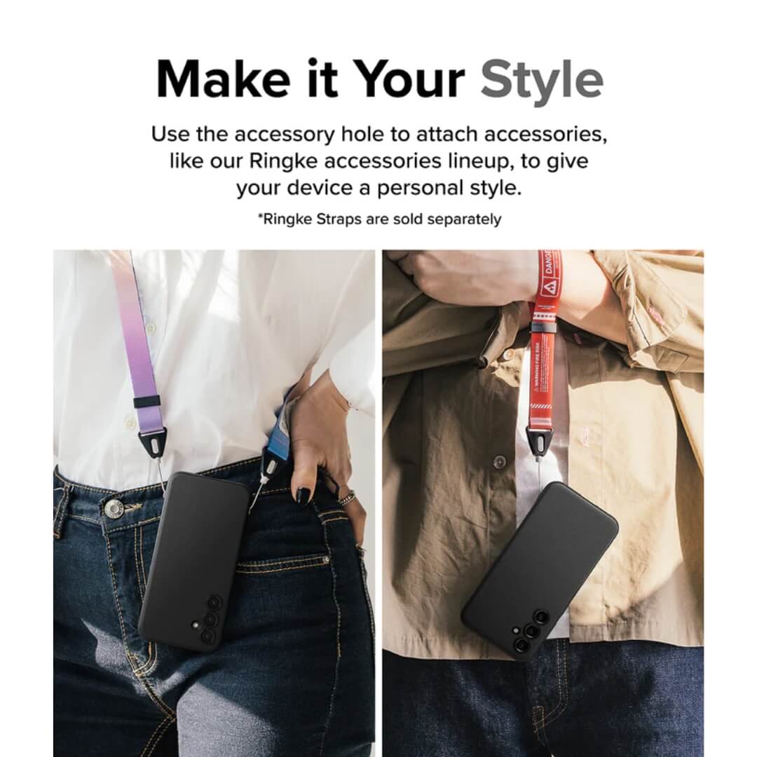 Strap case with hole for Samsung S23 FE Case