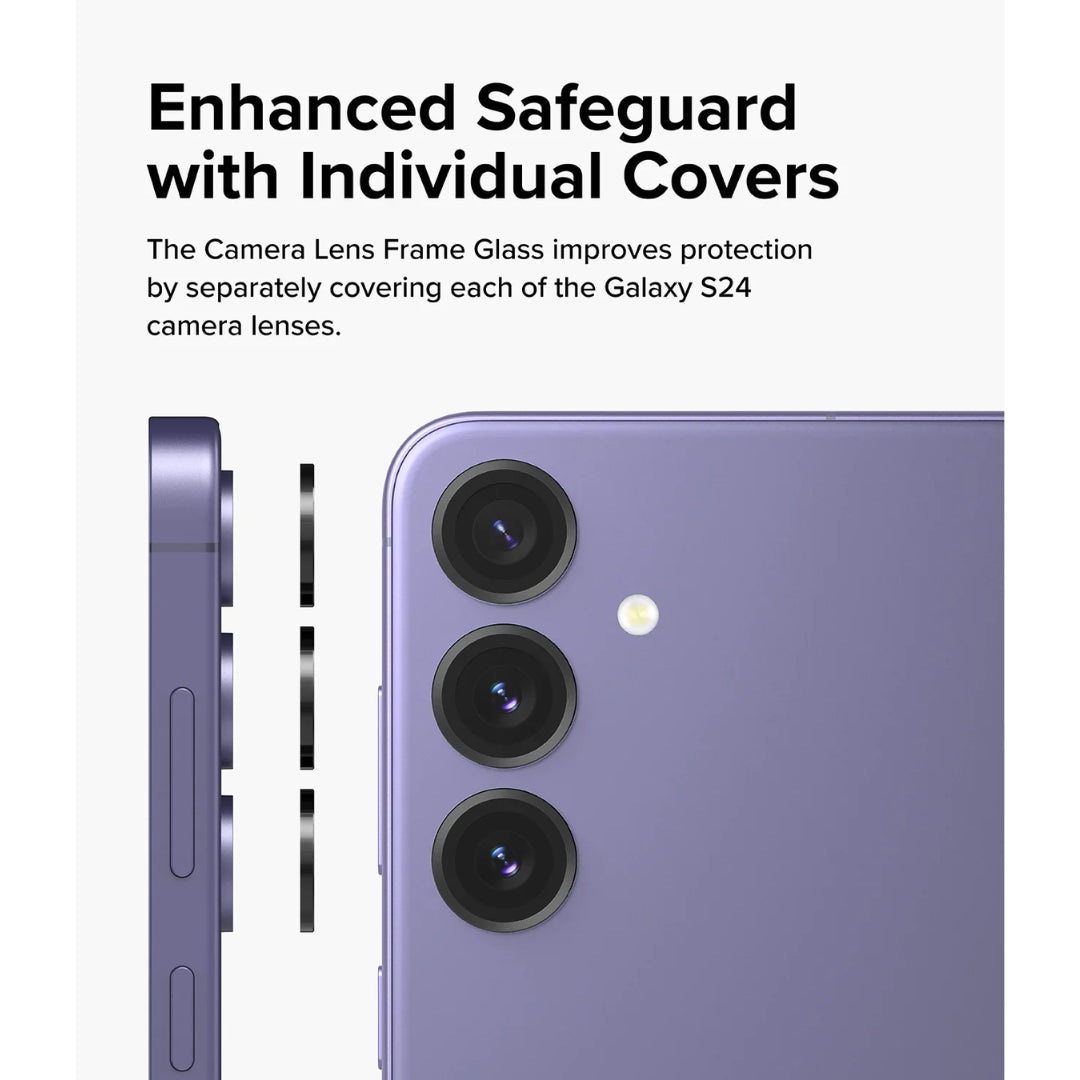 Camera Lens Frame Glass protection for Galaxy S24 camera lens