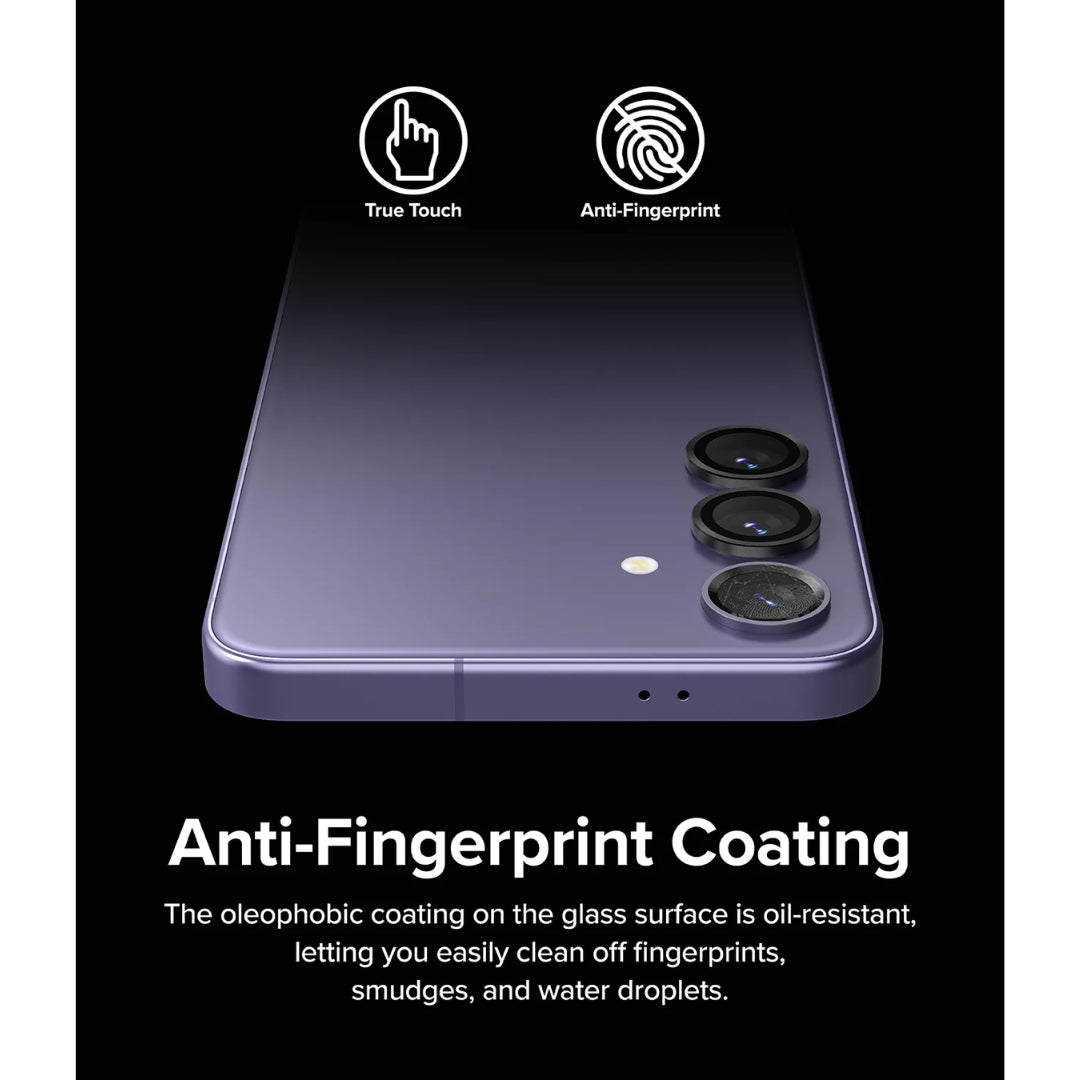 anti-fingerprint coating, oil-resistant camera lens frame glass