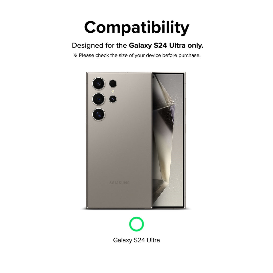 Exclusively designed for the Galaxy S24 Ultra, ensuring a perfect fit and optimal protection