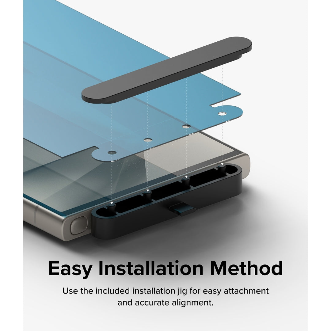 Experience effortless installation with the attachment S24 Ultra, complete with an installation jig attachment for added convenience.