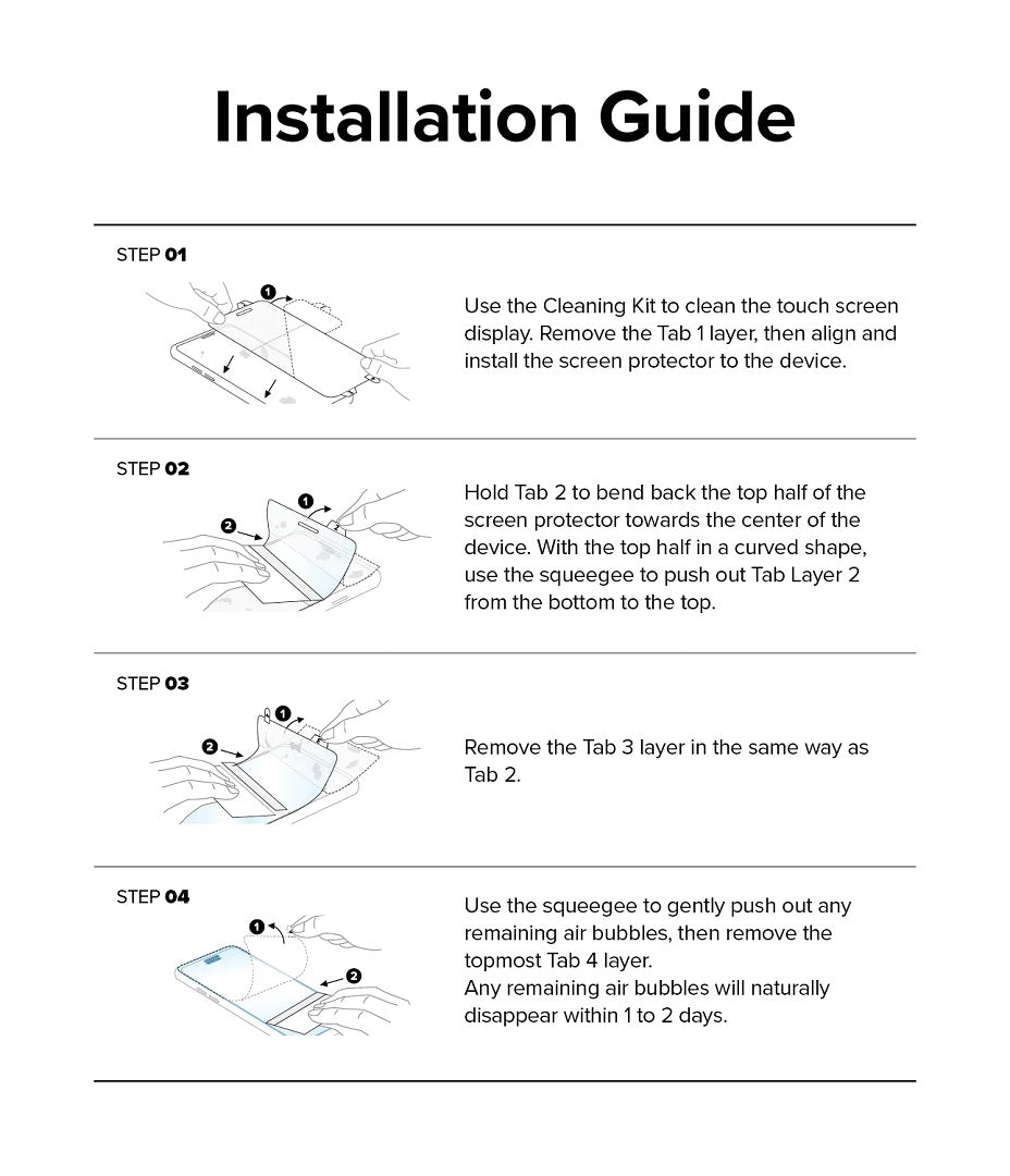 Samsung Galaxy Z Flip 5 Dual Easy Film Screen Protector 2 Pack By Ringke