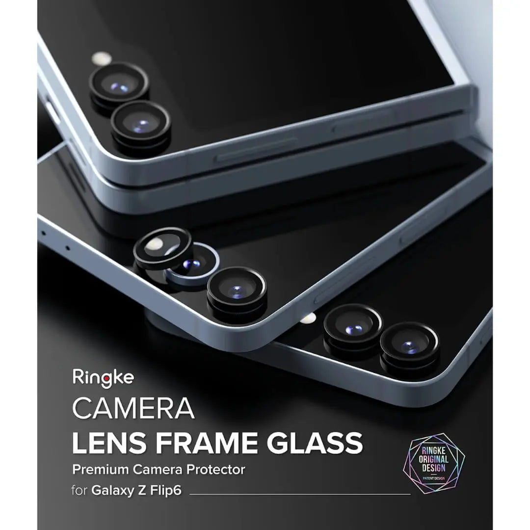 Samsung Galaxy Z Flip 6 Camera Lens Frame Glass 2 pack Ringke