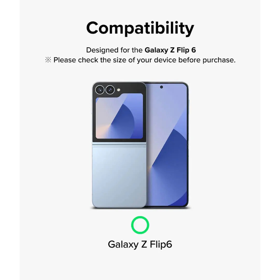 Samsung Galaxy Z Flip 6 Camera Lens Frame Glass 2 pack Ringke