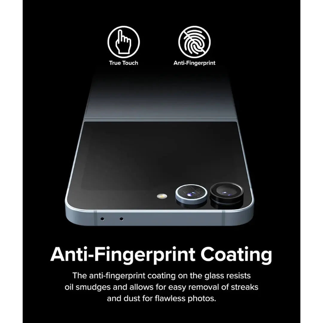 Samsung Galaxy Z Flip 6 Camera Lens Frame Glass 2 pack Ringke