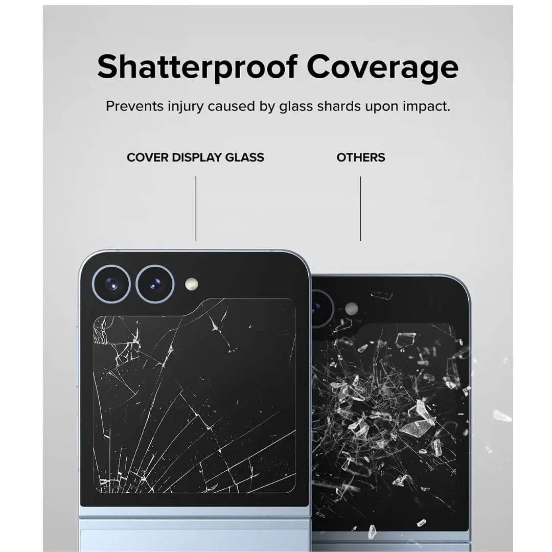 Samsung Galaxy Z Flip 6 Cover Display Protector Glass 2 pack Ringke