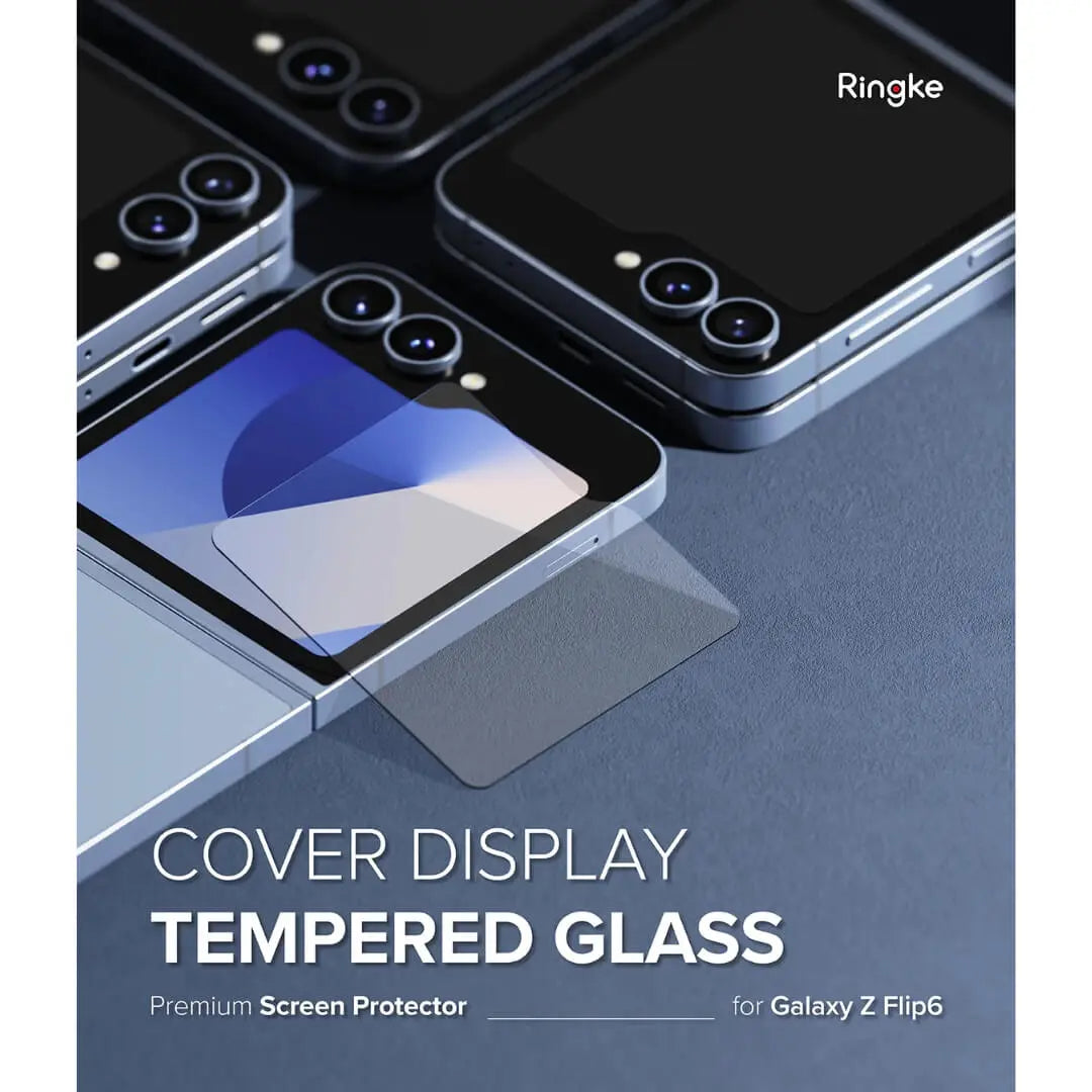 Samsung Galaxy Z Flip 6 Cover Display Protector Glass 2 pack Ringke
