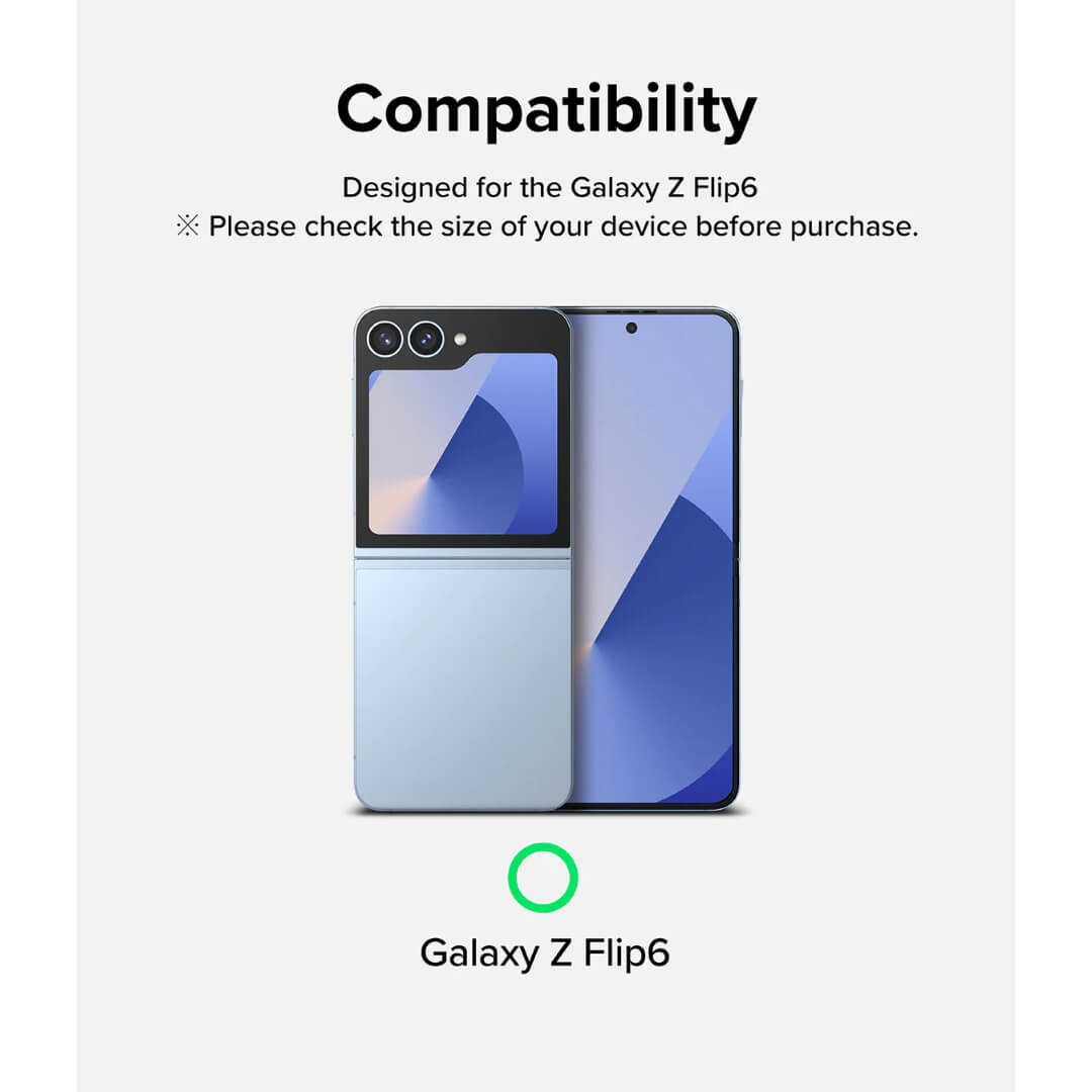 Samsung Galaxy Z Flip 6 Cover Display Protector Glass 2 pack