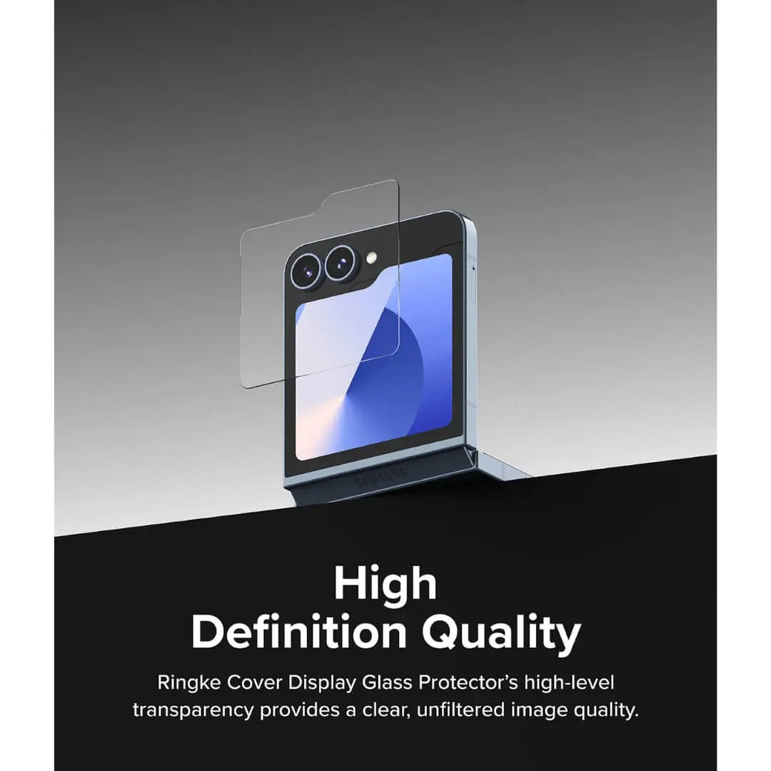 Samsung Galaxy Z Flip 6 Cover Display Protector Glass 2 pack Ringke