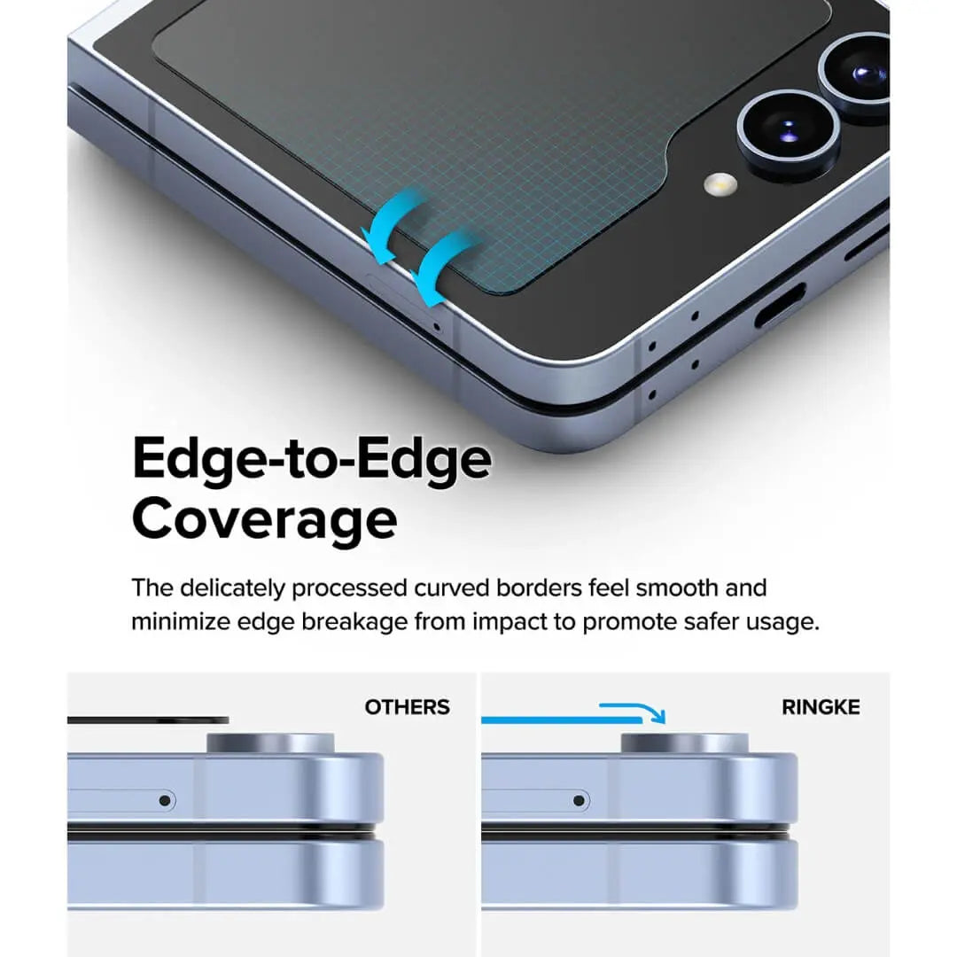 Samsung Galaxy Z Flip 6 Cover Display Protector Glass 2 pack Ringke