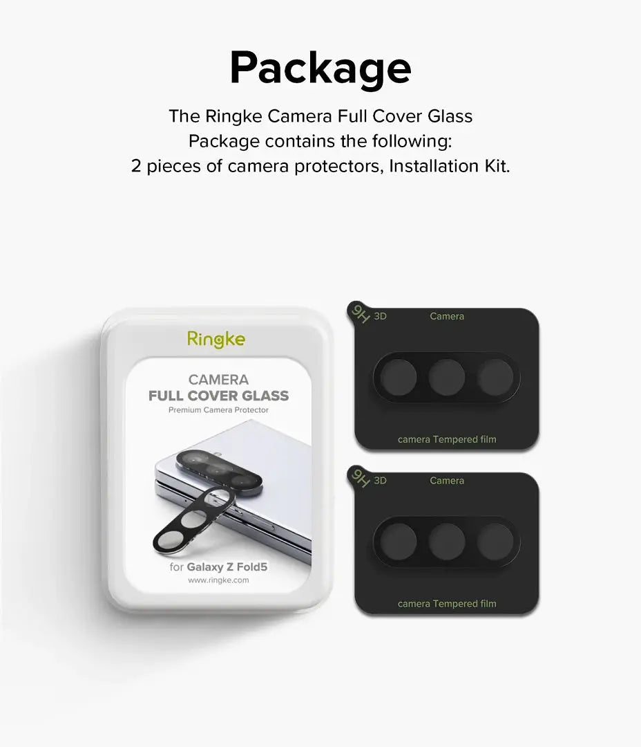 Samsung Galaxy Z Fold 5 Camera Protector Glass 2 Pack by Ringke Ringke