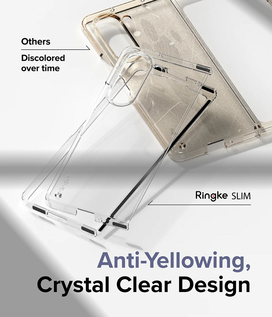 Preserve the Pristine Clarity of Your Samsung Galaxy Z Fold5 with Our Anti-Yellowing Crystal Clear Design