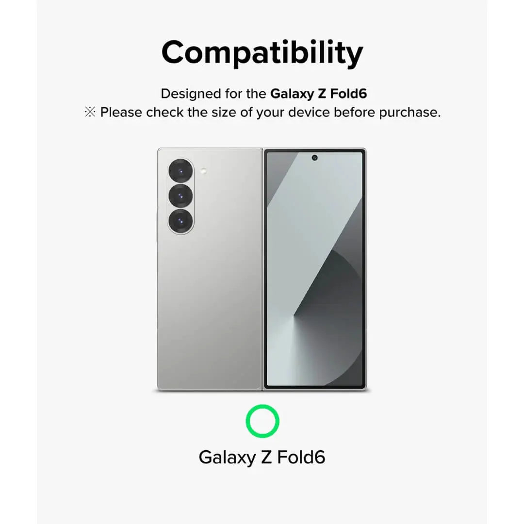Samsung Galaxy Z Fold 6 Camera Lens Frame Glass 2 pack Ringke