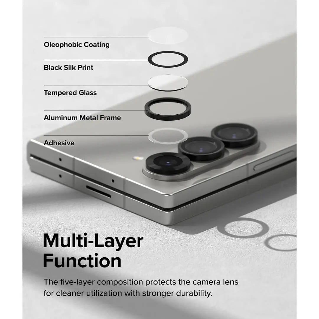 Samsung Galaxy Z Fold 6 Camera Lens Frame Glass 2 pack Ringke