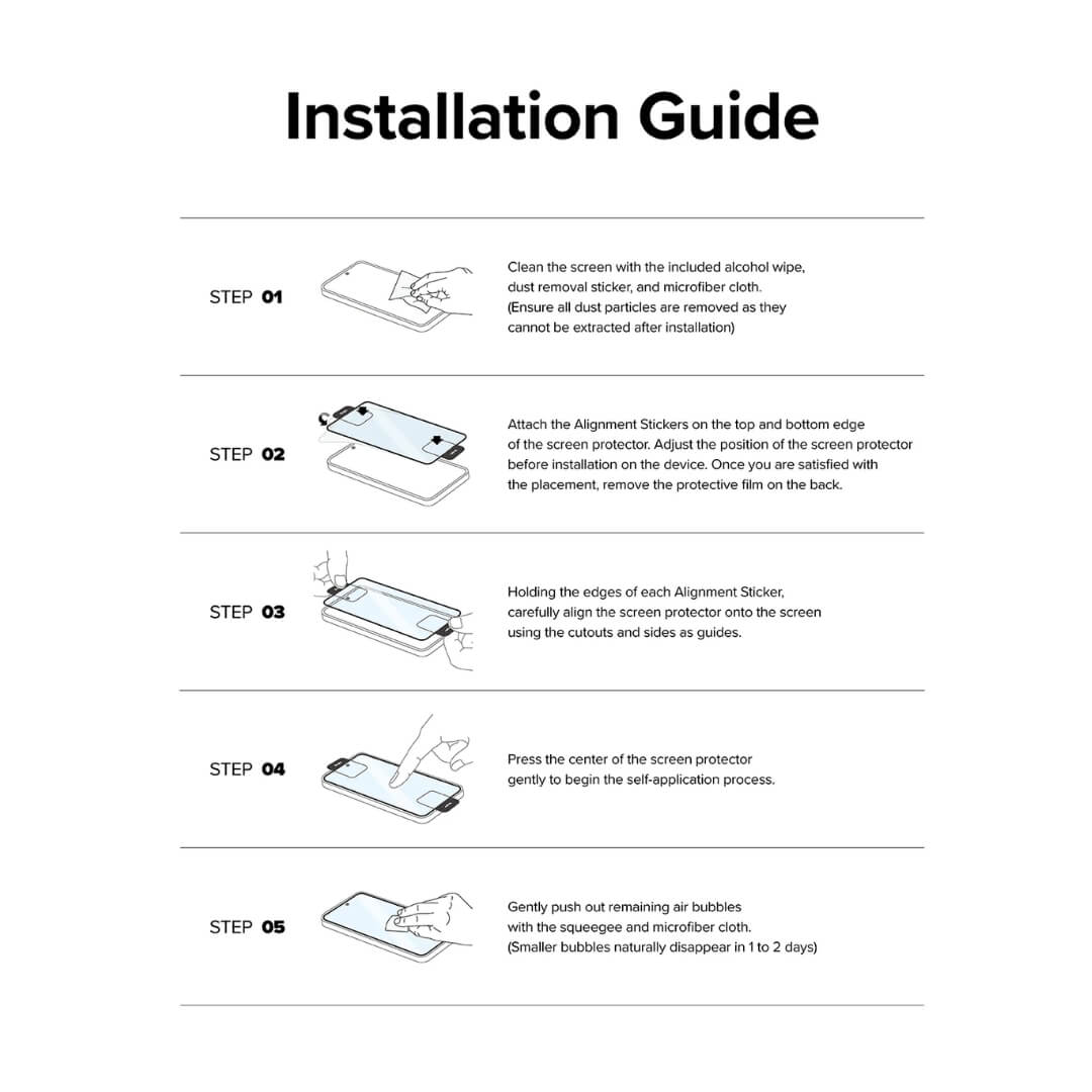 Samsung Galaxy Z Fold 6 Cover Display Protector Glass 2 pack