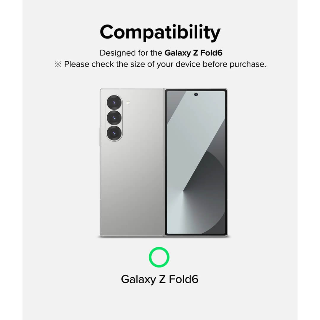 Samsung Galaxy Z Fold 6 Cover Display Protector Glass 2 pack