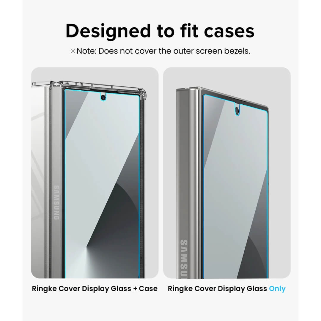 Samsung Galaxy Z Fold 6 Cover Display Protector Glass 2 pack