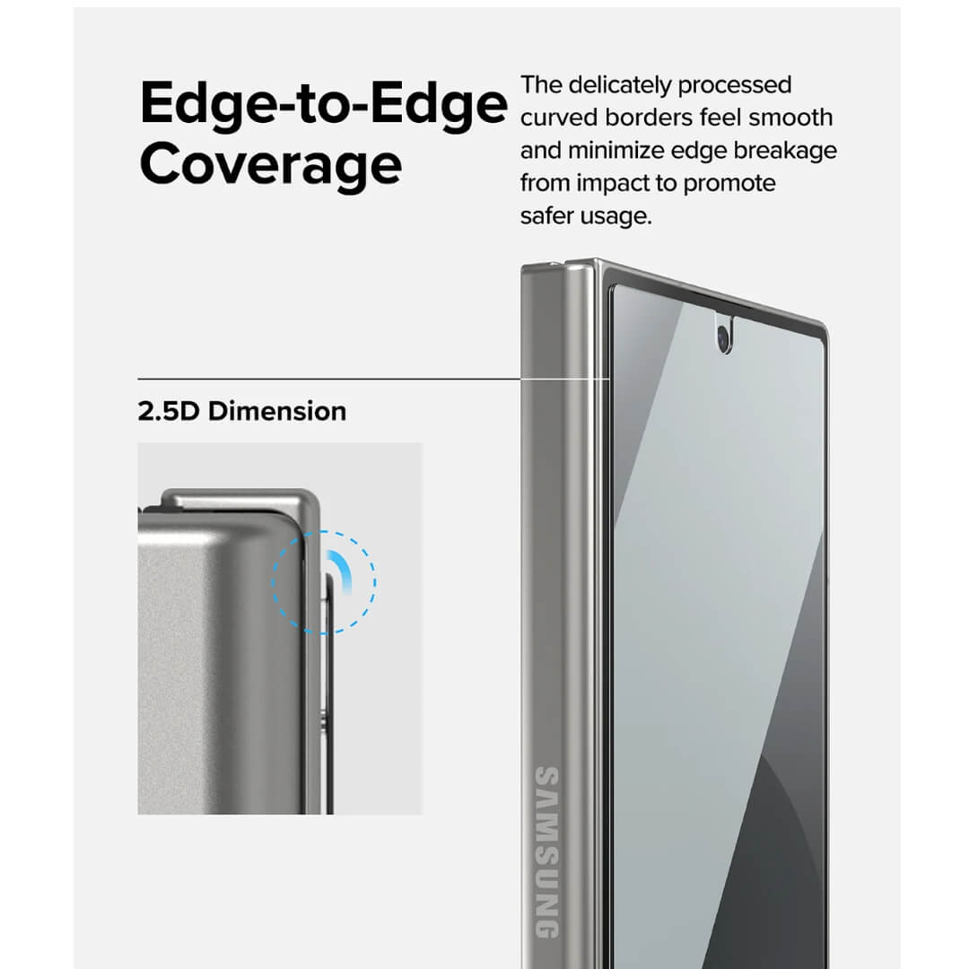 Samsung Galaxy Z Fold 6 Cover Display Protector Glass 2 pack