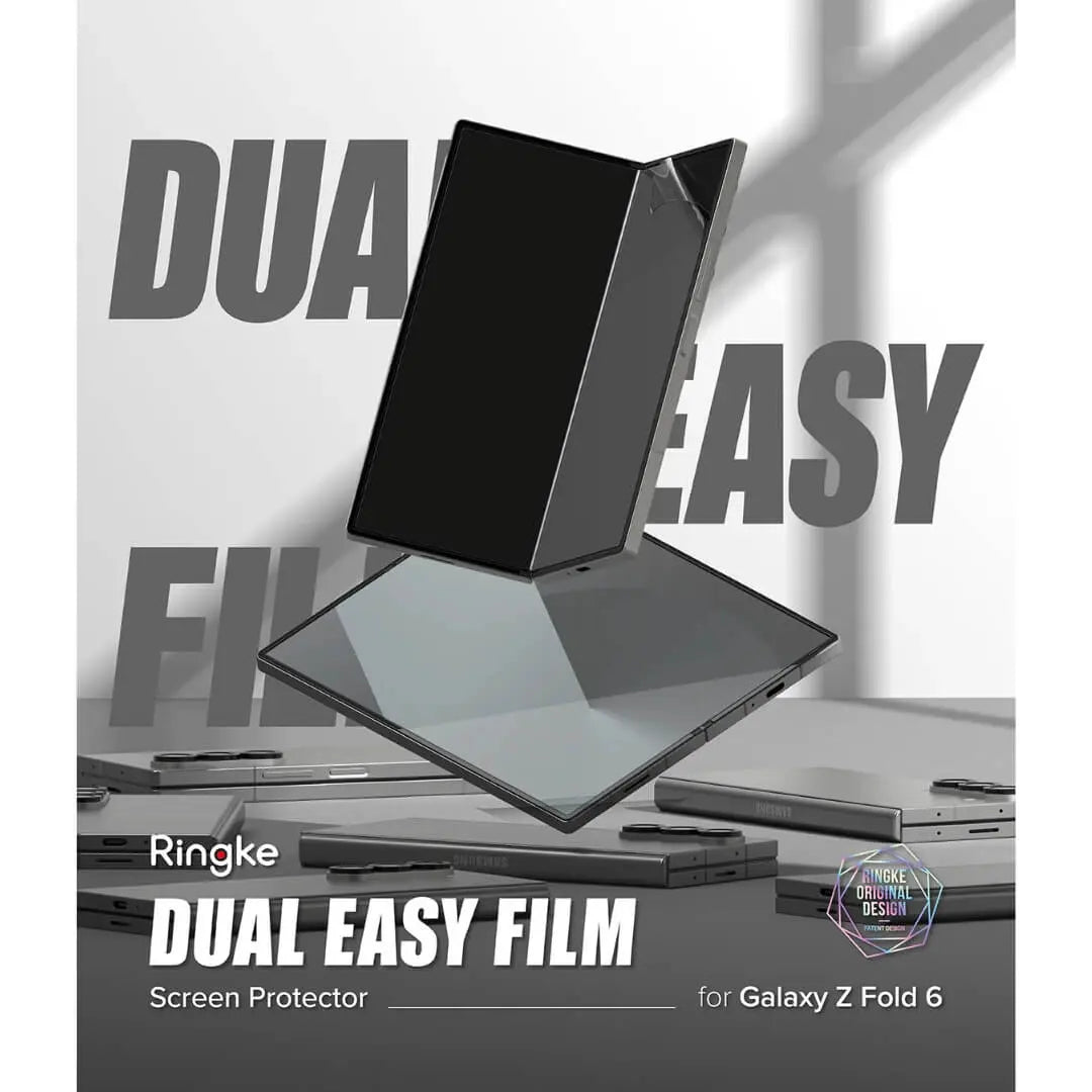 Samsung Galaxy Z Fold 6 Dual Easy Film Screen Protector 2 Pack By Ringke Ringke