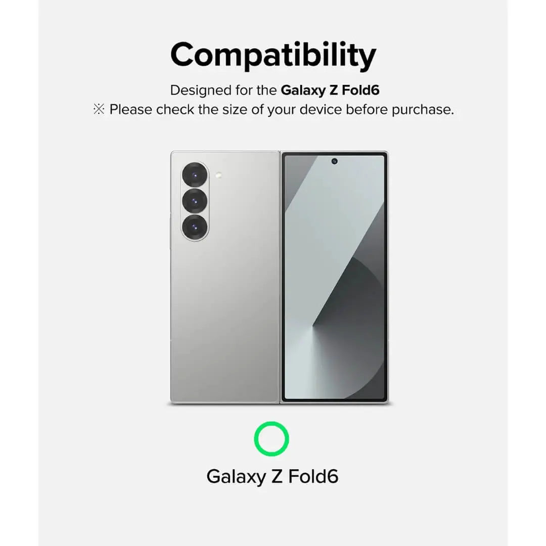Samsung Galaxy Z Fold 6 Dual Easy Film Screen Protector 2 Pack By Ringke Ringke