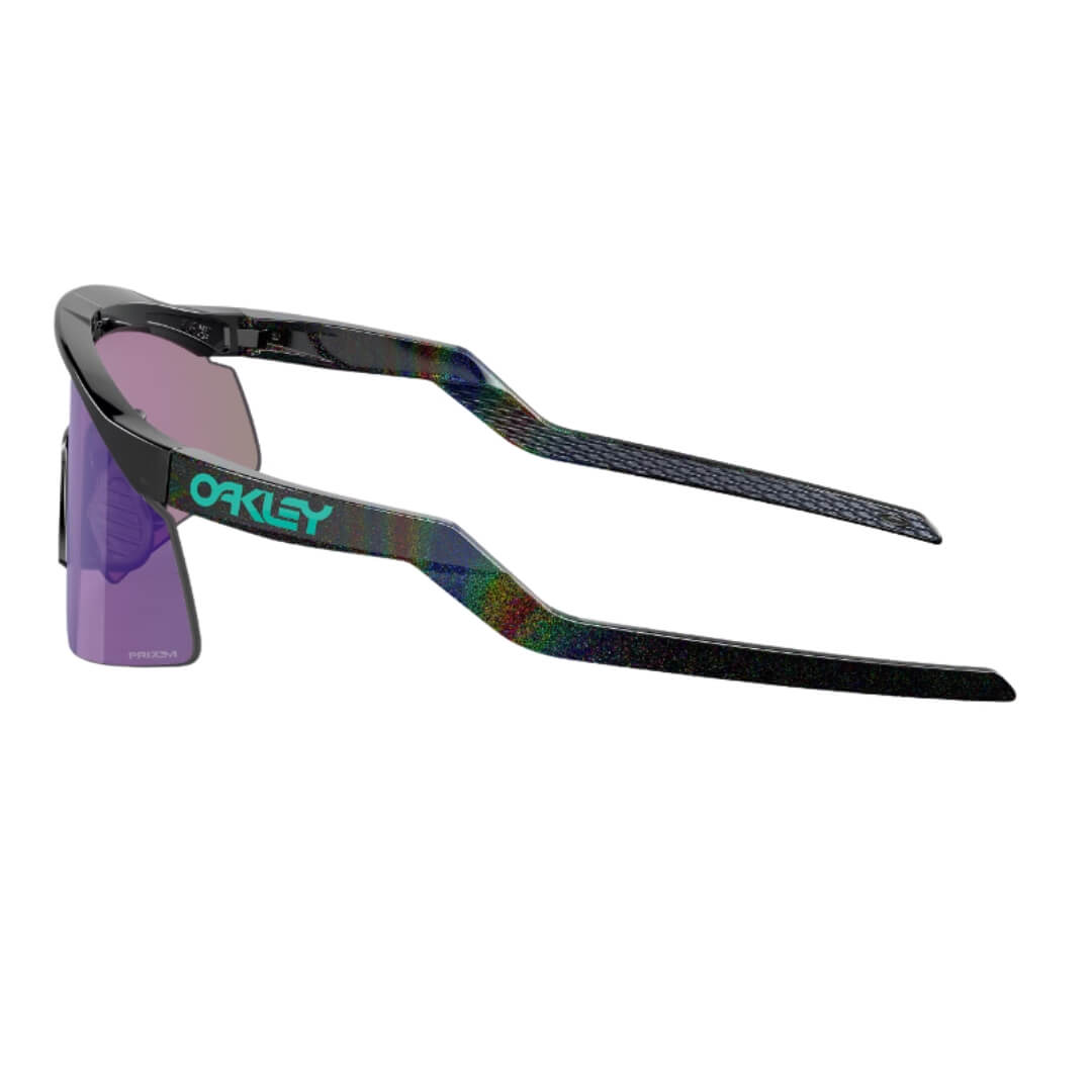 Side view of Oakley Hydra OO9229 sunglasses showing lightweight Black Ink O Matter frame, offered by GadgetsOnline.co.nz for a secure and comfortable fit