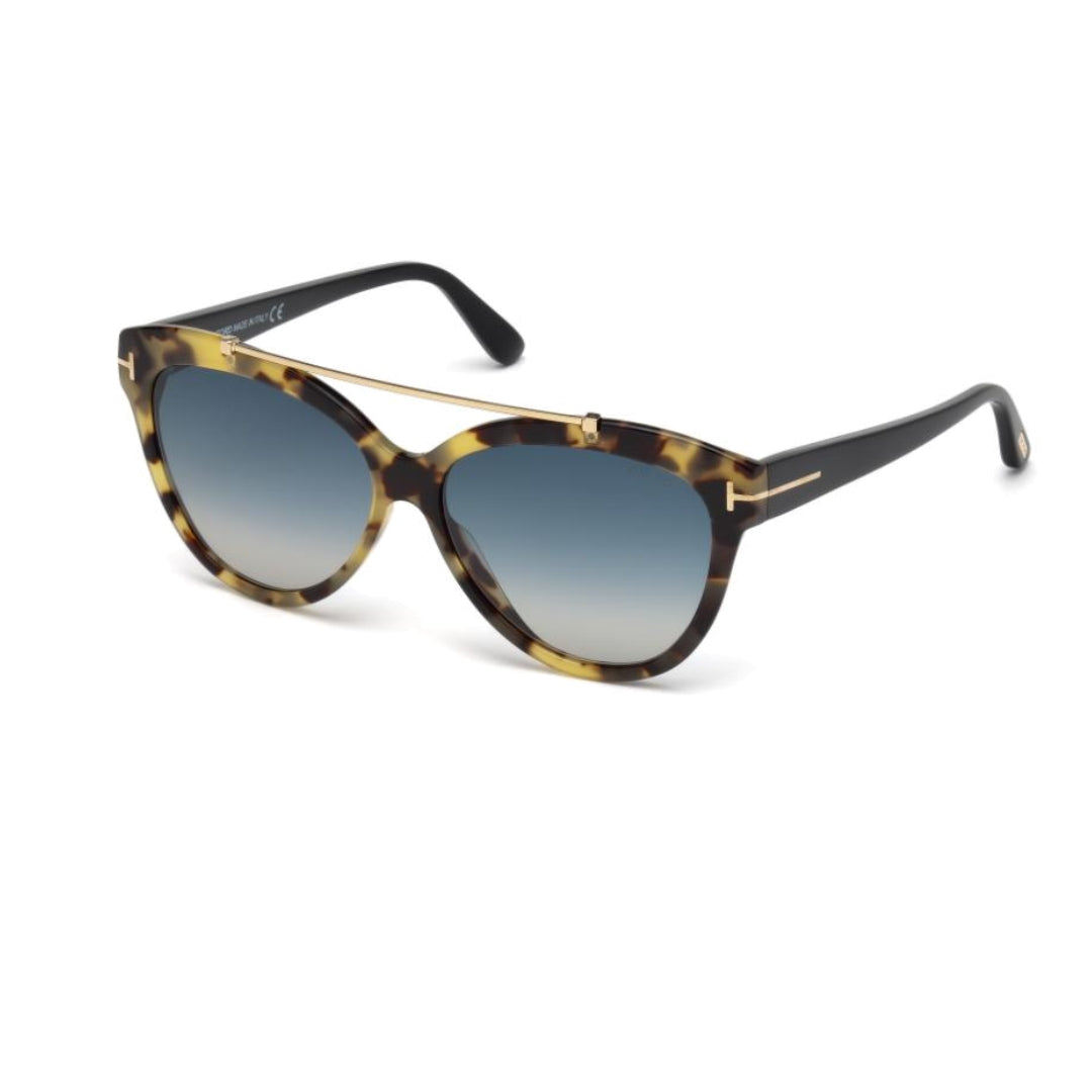 Tom Ford FT0518/S Livia 56W Havana Blue Gradient