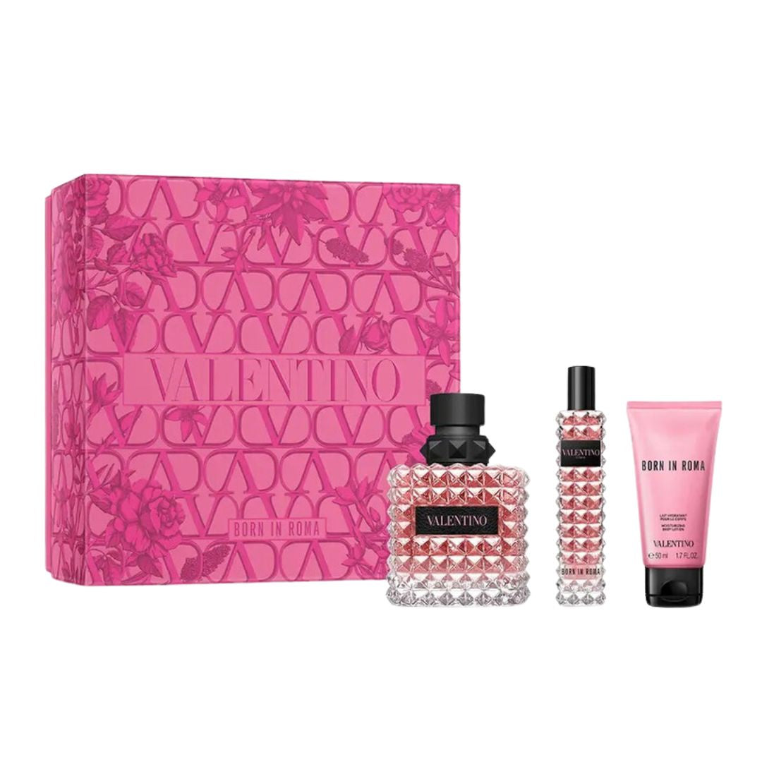 Valentino Donna Born In Roma EDP 100ml 3 Piece Gift Set in NZ