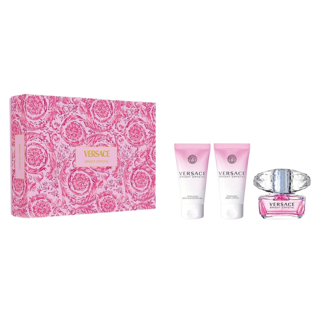 Versace Bright Crystal Gift Set EDT 3pc 50ml Pack in NZ