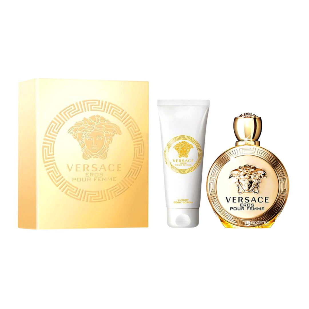 Versace Eros Pour Femme Gift Set EDP 2pc 100ml + Lotion in NZ