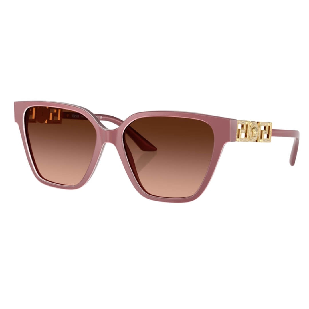 Versace VE4471B 54755M - Perla Dark Ruby Frame, Pink Gradient Grey Lens Front Left View