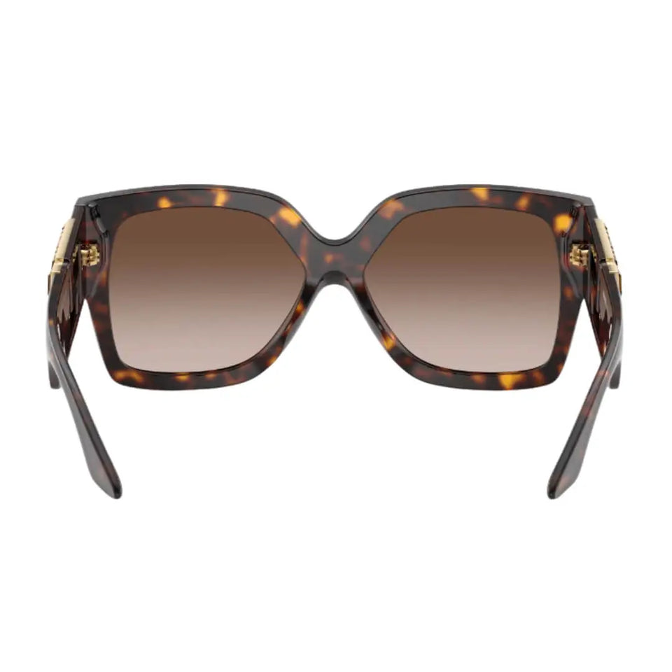 Versace VE4402 108/13 Sunglasses Havana Frame, Brown Gradient Back Side View