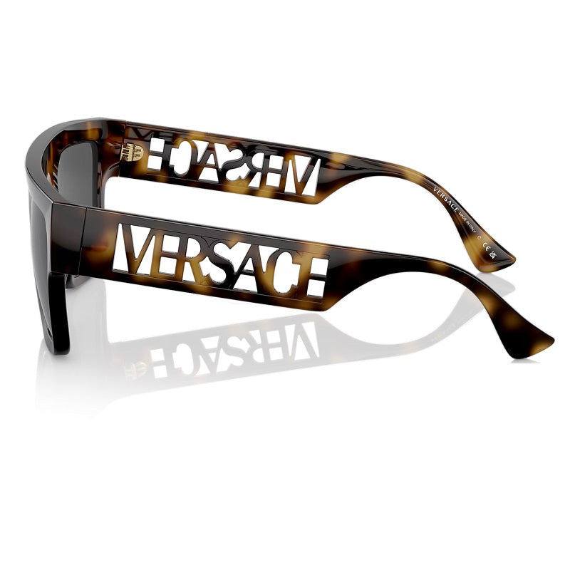 Versace VE4430U Havana Frame Sunglasses for Men