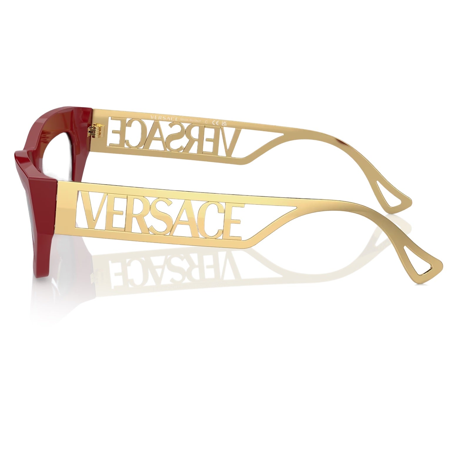 Versace VE4432U Red Cat Eye Sunglasses for Women