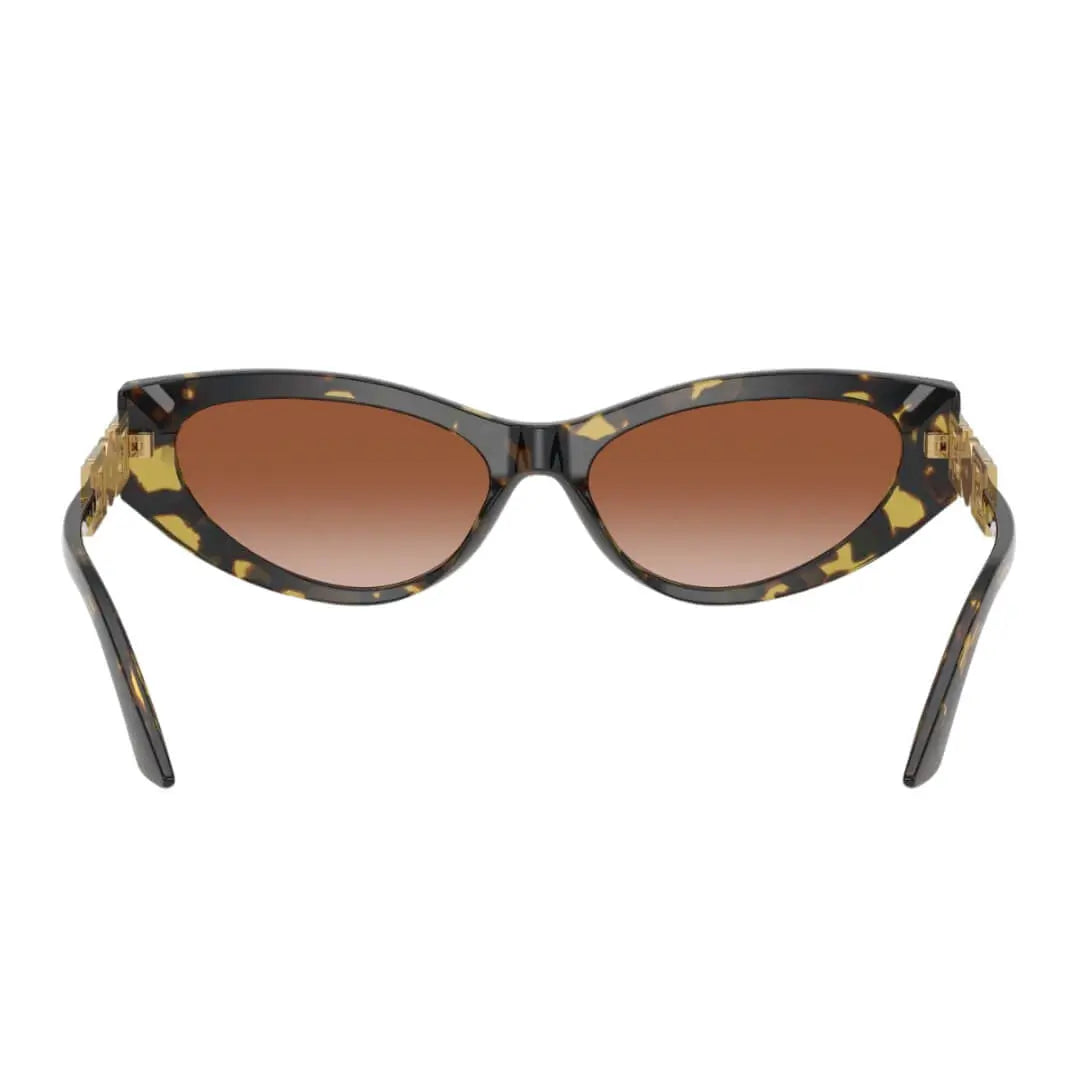 Versace VE4470B 547013 - Havana Frame, Brown Gradient Lens Back Side View