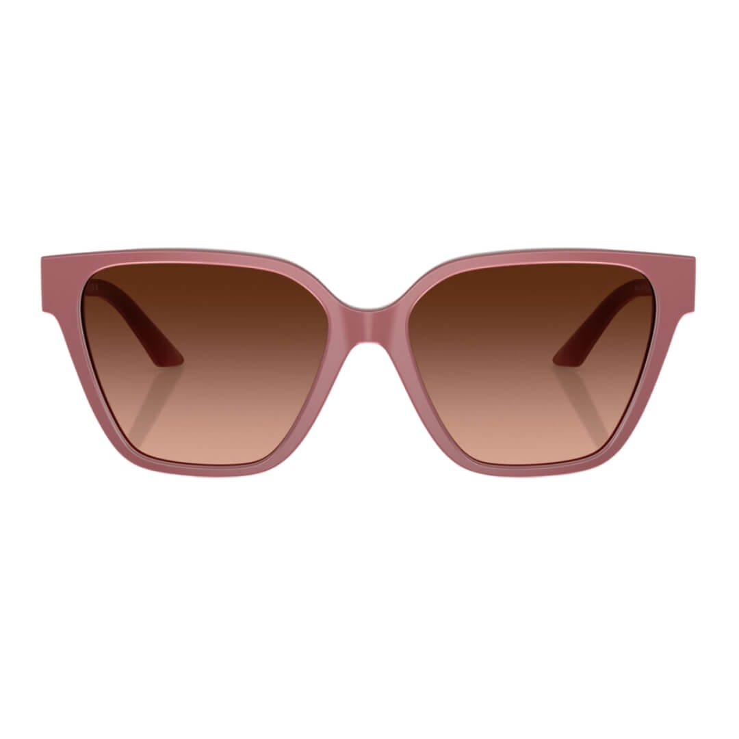 Versace VE4471B 54755M - Perla Dark Ruby Frame, Pink Gradient Grey Lens Close Up Front View