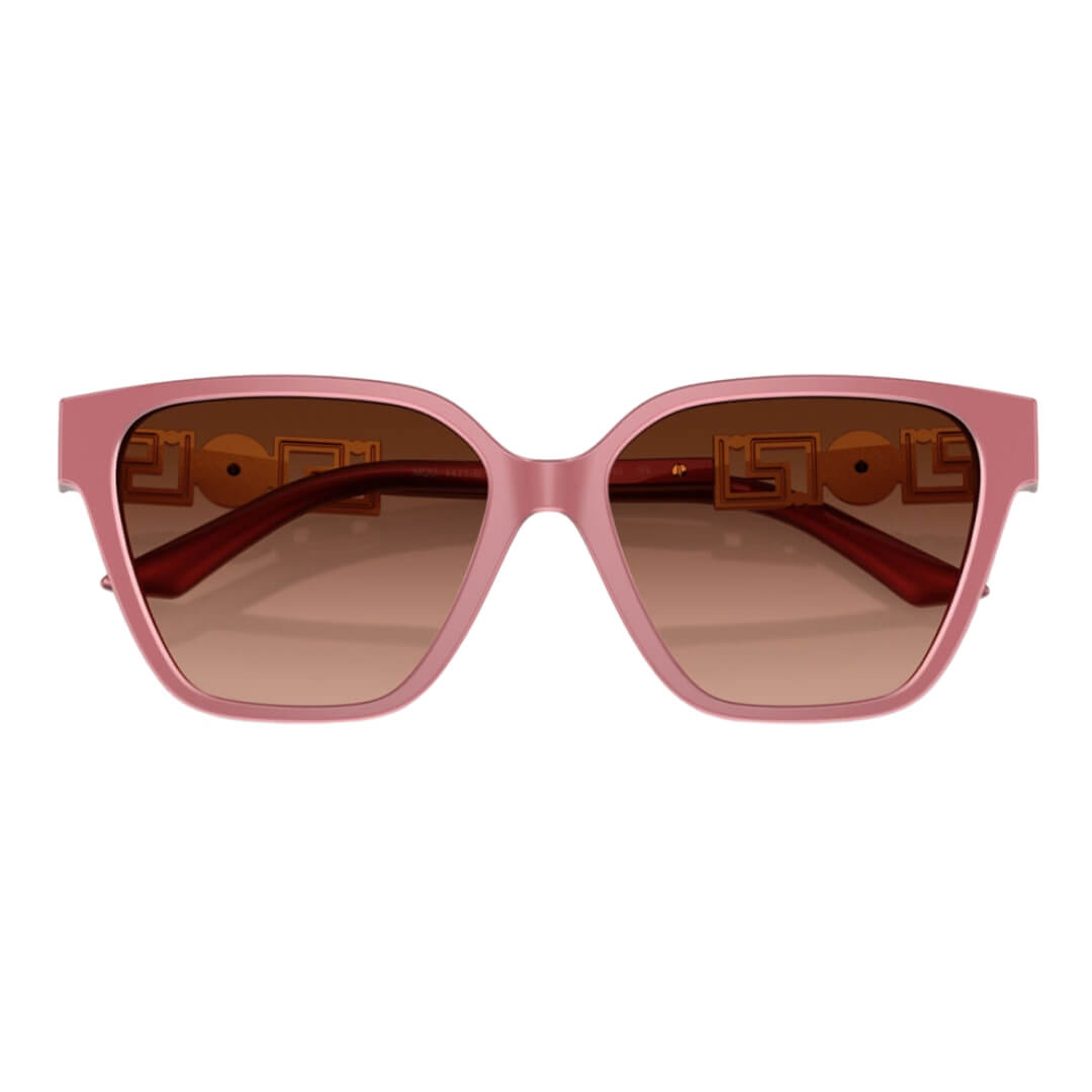 Versace VE4471B 54755M - Perla Dark Ruby Frame, Pink Gradient Grey Lens Folded View