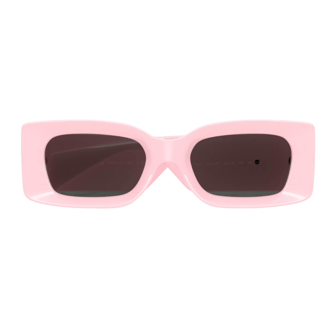 Versace VE4474U 548587 Sunglasses - Pink Frame, Dark Grey Lens Folded View