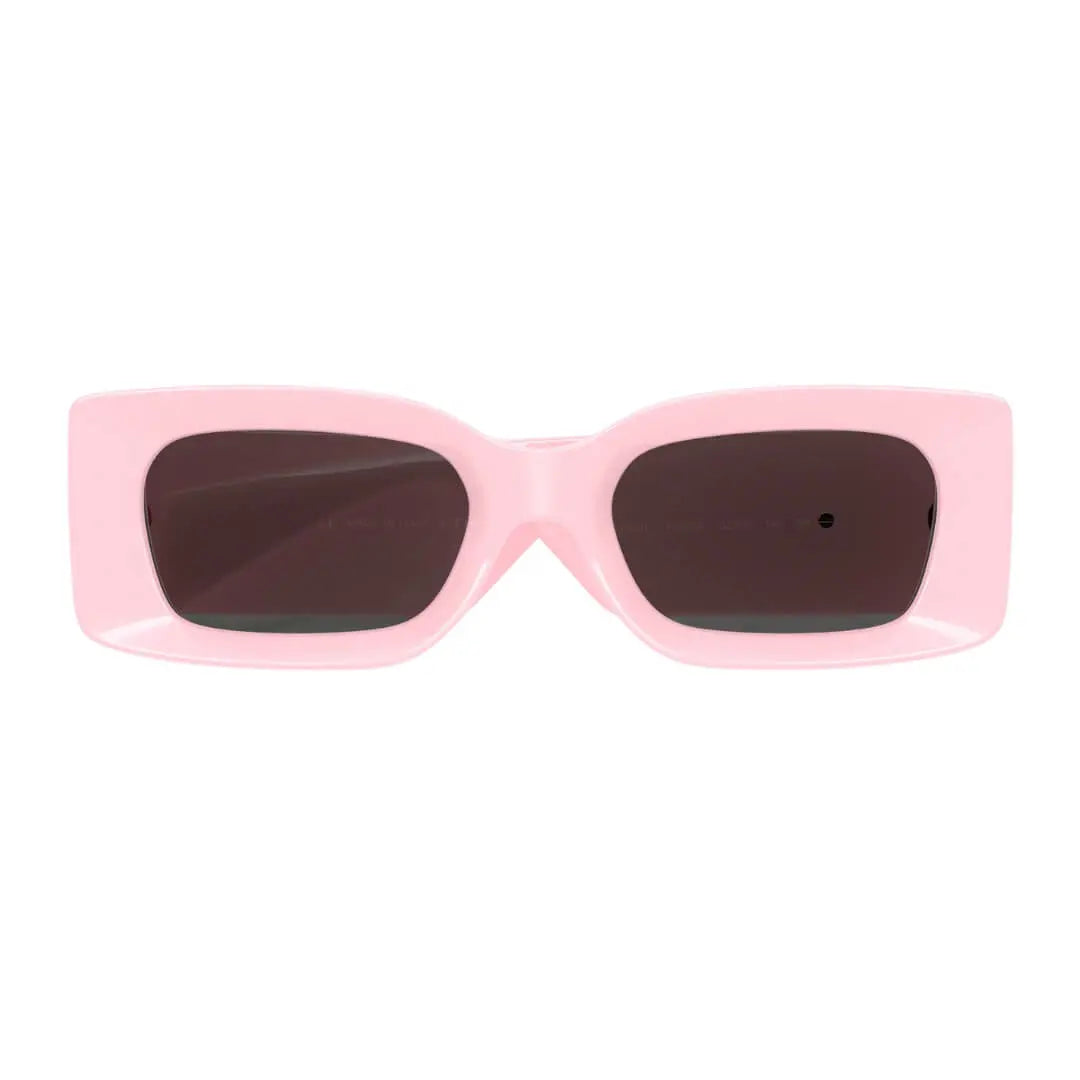 Versace VE4474U 548587 Sunglasses - Pink Frame, Dark Grey Lens Folded View
