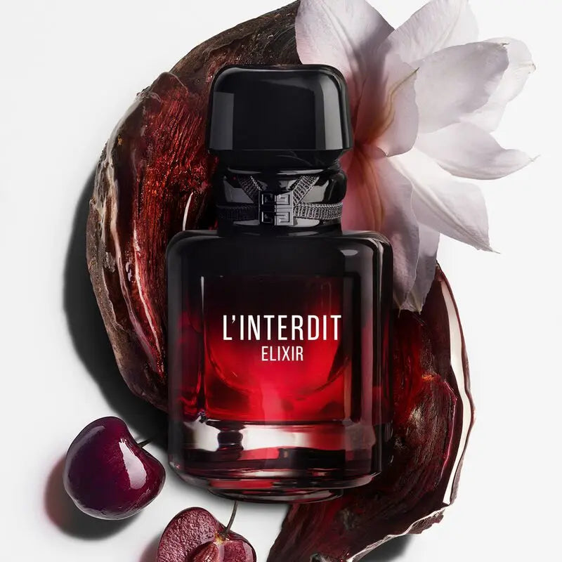 Givenchy L’Interdit Elixir EDP fragrance ingredients — official still life