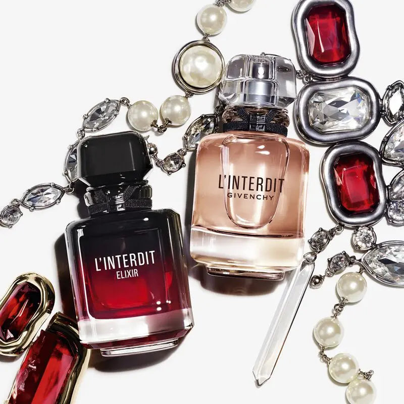 Givenchy L’Interdit Elixir and L’Interdit EDP — official collection image