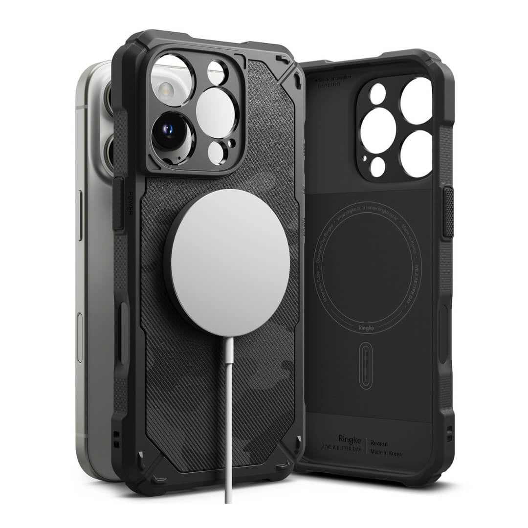 Defend your iPhone 16 Pro Max with the Rugged Gear Magnetic Case by Ringke.
